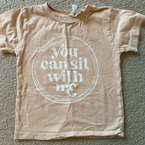 June + Grey kids tee